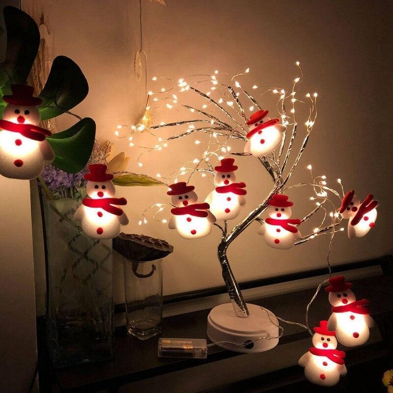 LED Snowman String Light