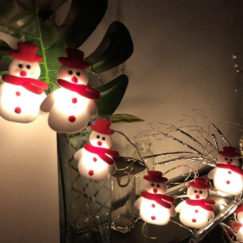 LED Snowman String Light